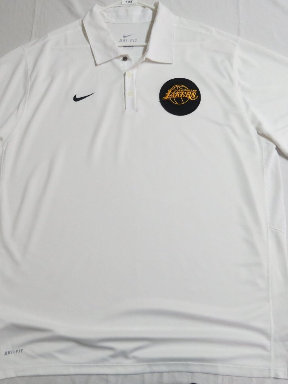 2XL LAKERS Nike Dri-Fit Men's #01K Polo Shirt